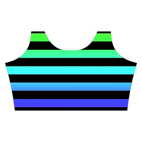 Rainbow Stripes Skater Dress Swimsuit from ArtsNow.com Top Front