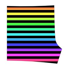Rainbow Stripes Boyleg Bikini Wrap Bottoms from ArtsNow.com Front Right