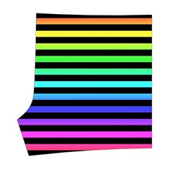 Rainbow Stripes Boyleg Bikini Wrap Bottoms from ArtsNow.com Front Left