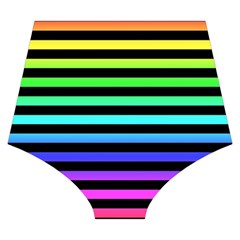 Rainbow Stripes High Back
