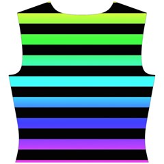 Rainbow Stripes Cap Sleeve Wrap Front Dress from ArtsNow.com Back