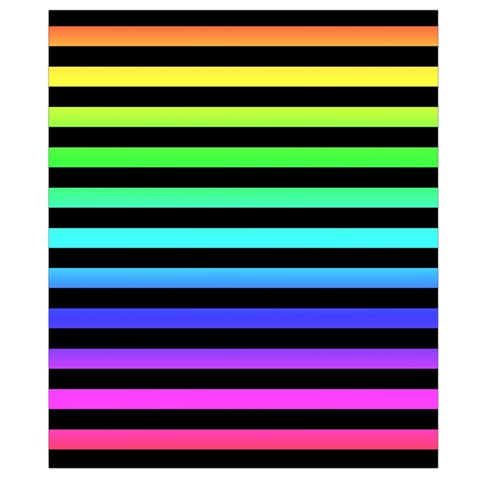 Rainbow Stripes Waist Pouch (Small) from ArtsNow.com Back Strap