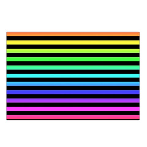 Rainbow Stripes Waist Pouch (Small) from ArtsNow.com Loop