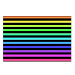 Rainbow Stripes Waist Pouch (Large) from ArtsNow.com Loop