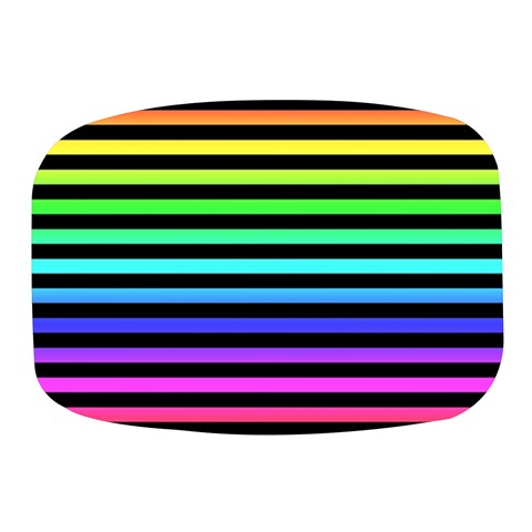 Rainbow Stripes Mini Square Pill Box from ArtsNow.com Front