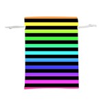 Rainbow Stripes Lightweight Drawstring Pouch (S)