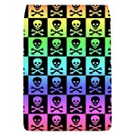 Rainbow Skull Checkerboard Removable Flap Cover (S)
