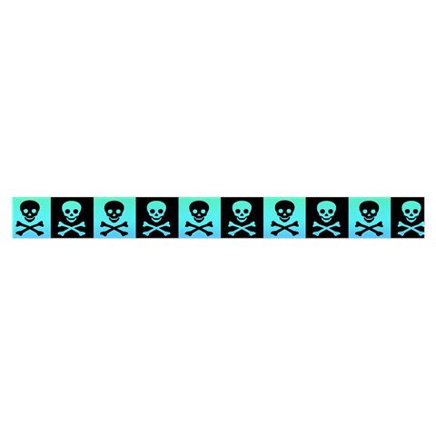 Rainbow Skull Checkerboard Zipper Classic Tote Bag from ArtsNow.com Strap