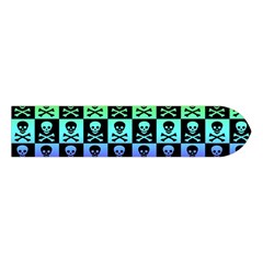 Rainbow Skull Checkerboard Halter Dress Swimsuit  from ArtsNow.com Halter Strap