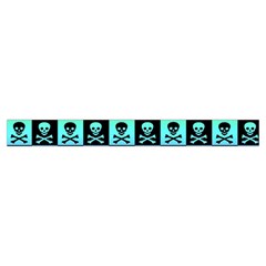 Rainbow Skull Checkerboard Zipper Medium Tote Bag from ArtsNow.com Strap