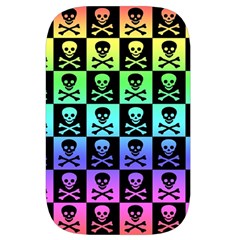 Rainbow Skull Checkerboard Waist Pouch (Small) from ArtsNow.com Back