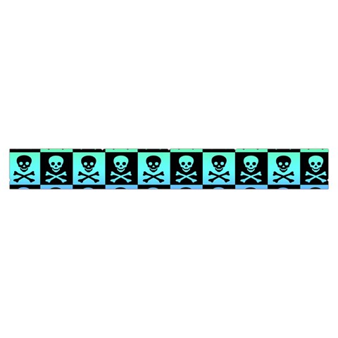 Rainbow Skull Checkerboard Make Up Case (Small) from ArtsNow.com Zipper Tape Back