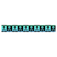 Rainbow Skull Checkerboard Make Up Case (Small) from ArtsNow.com Zipper Tape Back