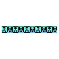Rainbow Skull Checkerboard Make Up Case (Large) from ArtsNow.com Zipper Front