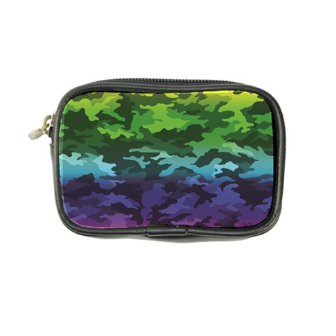 Rainbow Camouflage Coin Purse from ArtsNow.com Front
