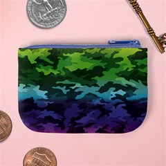 Rainbow Camouflage Mini Coin Purse from ArtsNow.com Back