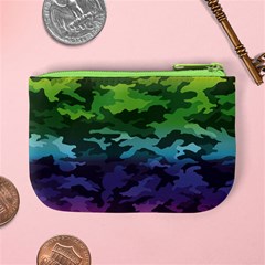 Rainbow Camouflage Mini Coin Purse from ArtsNow.com Back