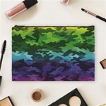 Rainbow Camouflage Cosmetic Bag (Large)