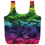 Rainbow Camouflage Full Print Recycle Bag (XL)