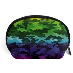 Rainbow Camouflage Accessory Pouch (Large) from ArtsNow.com Front