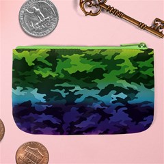 Rainbow Camouflage Large Coin Purse from ArtsNow.com Back