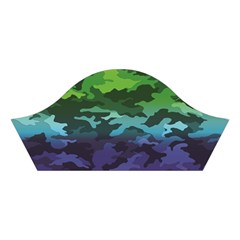 Rainbow Camouflage Cotton Crop Top from ArtsNow.com Right Sleeve