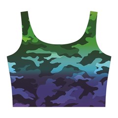 Rainbow Camouflage Midi Sleeveless Dress from ArtsNow.com Top Back