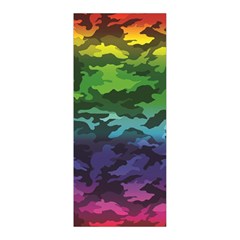 Rainbow Camouflage Pleated Skirt from ArtsNow.com Front Pleats