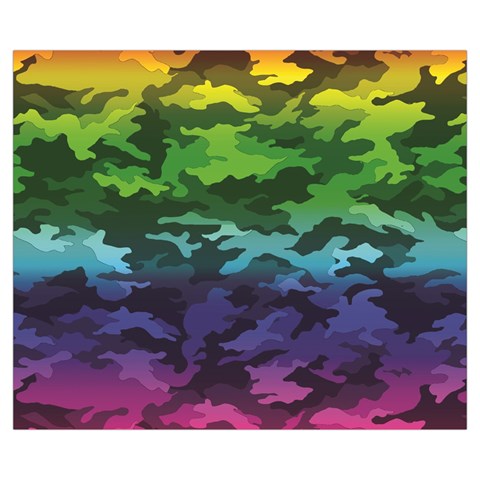 Rainbow Camouflage Medium Tote Bag from ArtsNow.com Front