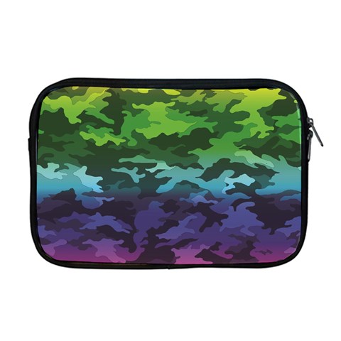 Rainbow Camouflage Apple MacBook Pro 17  Zipper Case from ArtsNow.com Front
