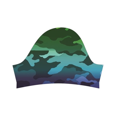 Rainbow Camouflage Kids  Short Sleeve Velvet Dress from ArtsNow.com Right Sleeve
