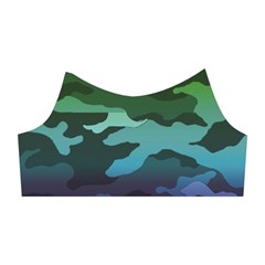 Rainbow Camouflage Shoulder Cutout Velvet One Piece from ArtsNow.com Right Sleeve