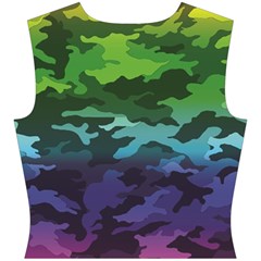 Rainbow Camouflage Cap Sleeve Wrap Front Dress from ArtsNow.com Back