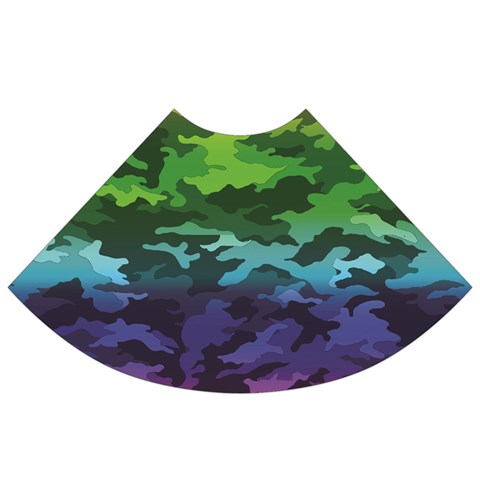 Rainbow Camouflage Cap Sleeve Wrap Front Dress from ArtsNow.com Front Dress