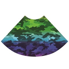 Rainbow Camouflage Cap Sleeve Wrap Front Dress from ArtsNow.com Front Dress