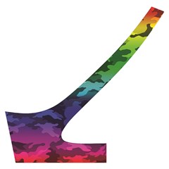 Rainbow Camouflage Cross Back Hipster Bikini Set from ArtsNow.com Back Left