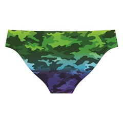 Rainbow Camouflage Cross Back Hipster Bikini Set from ArtsNow.com Back Under