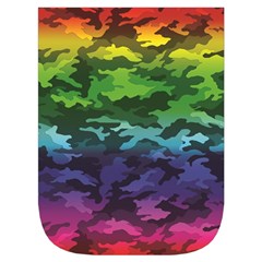 Rainbow Camouflage Waist Pouch (Small) from ArtsNow.com Front Pocket