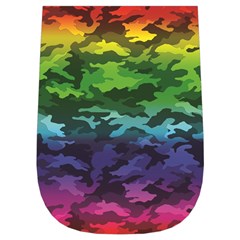 Rainbow Camouflage Wristlet Pouch Bag (Small) from ArtsNow.com Left Side