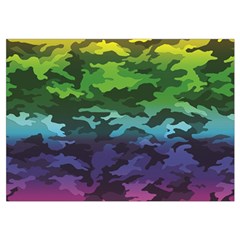 Rainbow Camouflage Wristlet Pouch Bag (Small) from ArtsNow.com Belt Loop