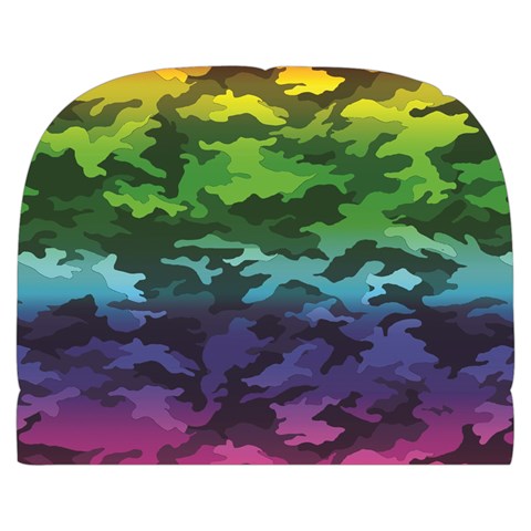 Rainbow Camouflage Make Up Case (Large) from ArtsNow.com Front