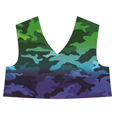 Rainbow Camouflage Kids  Midi Sailor Dress from ArtsNow.com Front Top