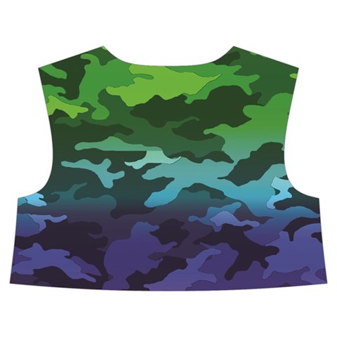 Rainbow Camouflage Kids  Midi Sailor Dress from ArtsNow.com Back Top