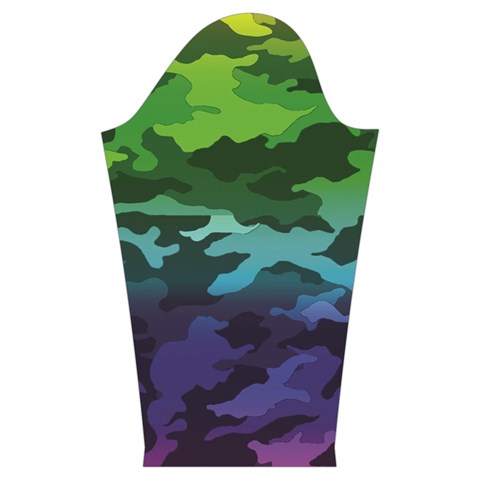 Rainbow Camouflage Kids  Midi Sailor Dress from ArtsNow.com Sleeve Right