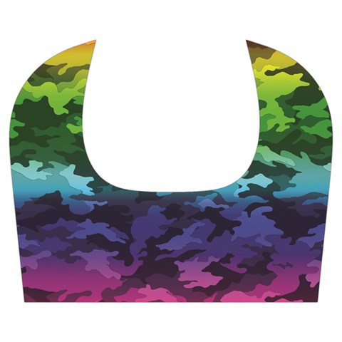 Rainbow Camouflage Kids  Midi Sailor Dress from ArtsNow.com Collar