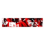 Red Graffiti Velvet Scrunchie