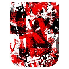 Red Graffiti Waist Pouch (Small) from ArtsNow.com Front Pocket