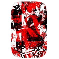 Red Graffiti Waist Pouch (Small) from ArtsNow.com Back