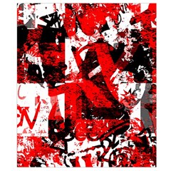 Red Graffiti Waist Pouch (Small) from ArtsNow.com Back Strap