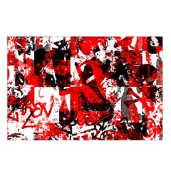 Red Graffiti Waist Pouch (Small) from ArtsNow.com Loop